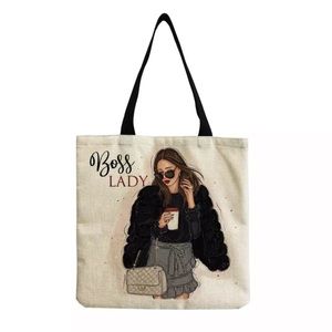 Eco-Friendly High Fashion Boss Lady Folding Tote Bag